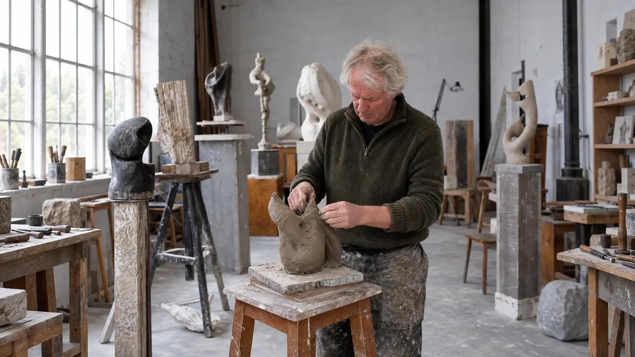 Webarto Sample Artist - Sculptor - Studio