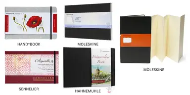 Top 5 watercolour sketch books