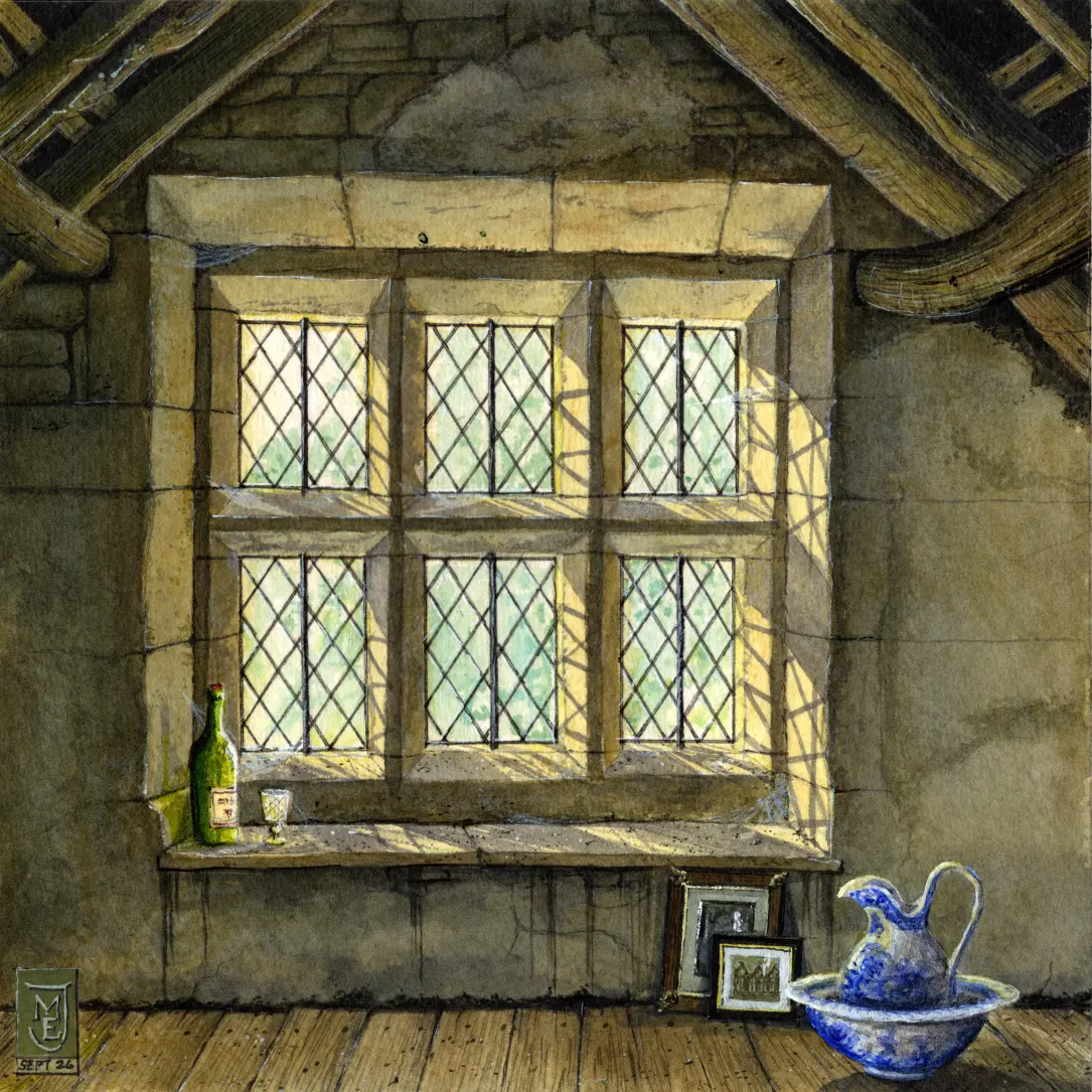 The Unquiet Room an original painting by Matthew Eyles