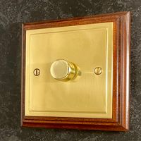 VSPD01- Victorian Stepped Plate Dimmer Switch 2 Way