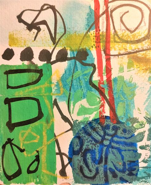 A beginner's dip into Abstract painting 