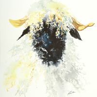 Swiss Valais Blacknose sheep