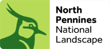 The logo of North Pennines National Landscape