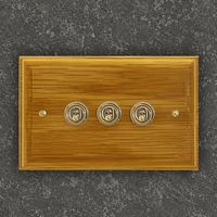 SC302 - Three gang Albany 2 way light switch