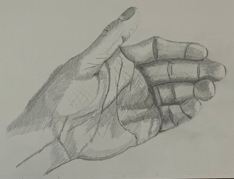 Ways of Drawing, pencil line drawing sketch