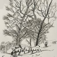 Study: Path leading to Friars Head near Mickleber Hill by Jonathan Little