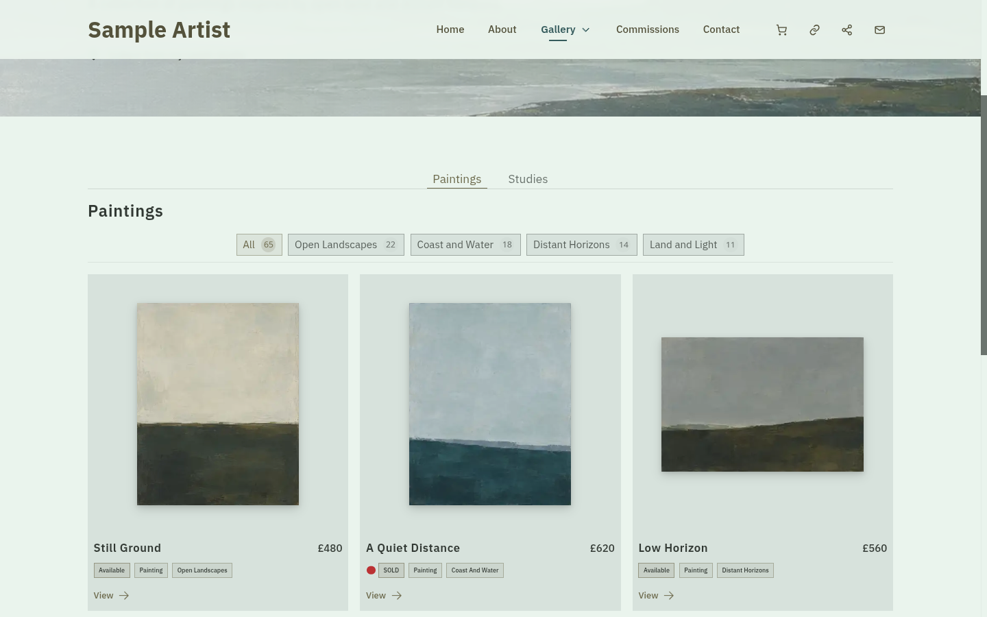 Webarto interface