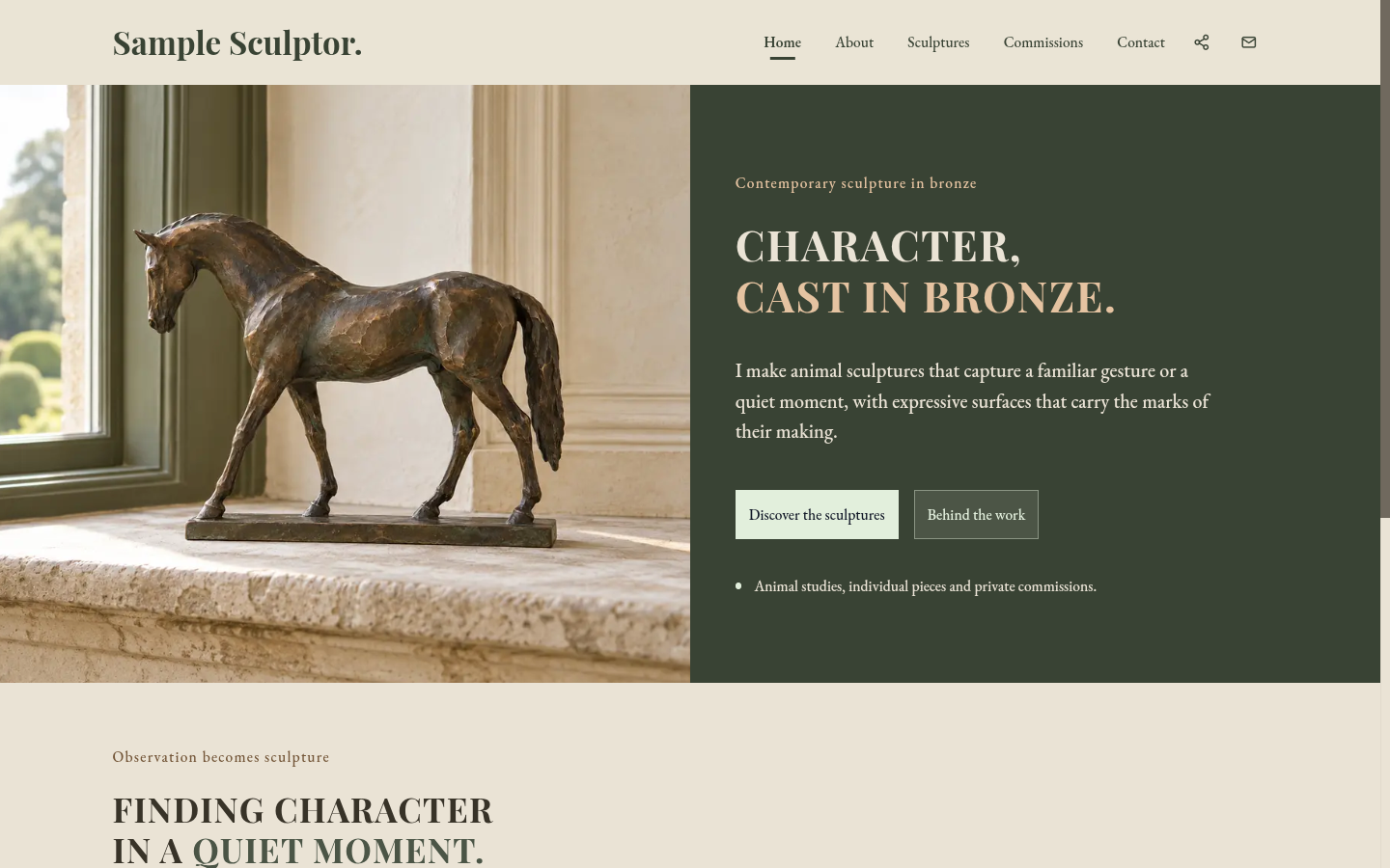 A Sculptor