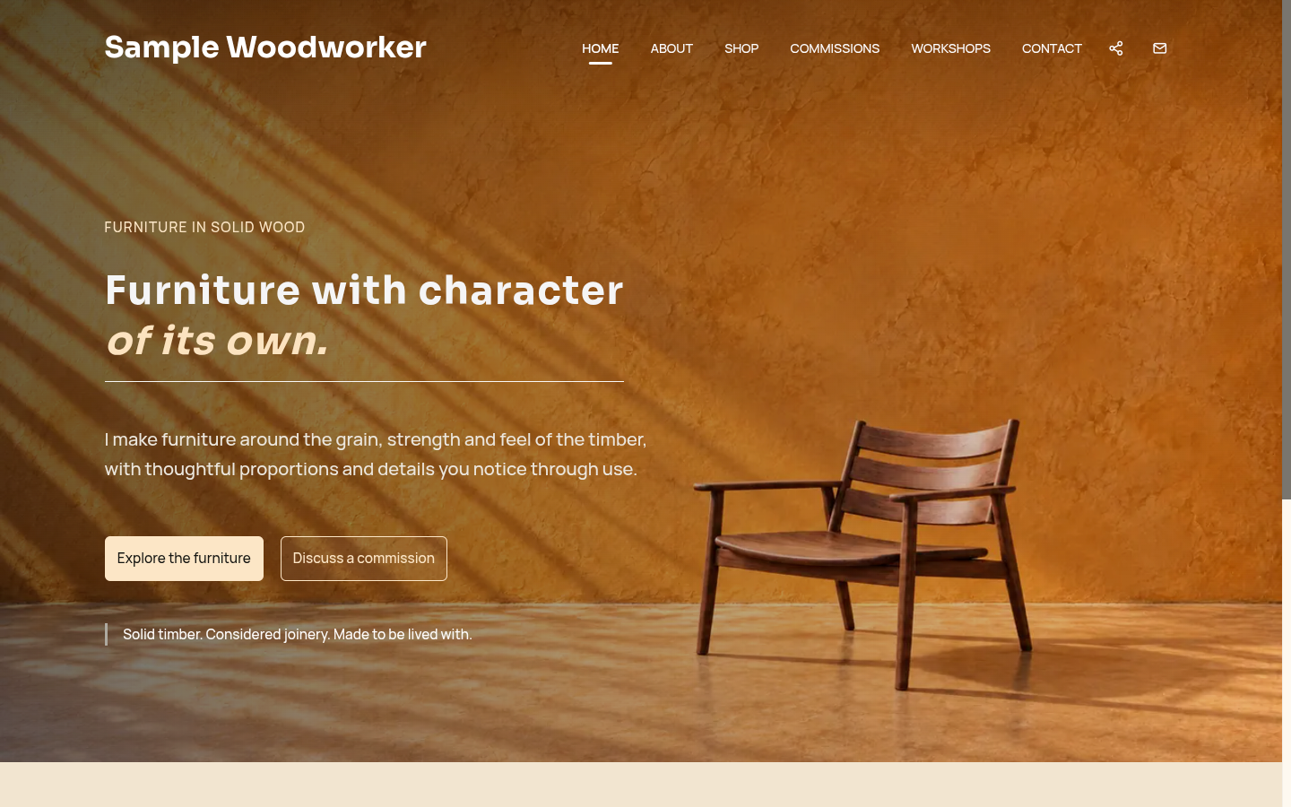 A Woodworker
